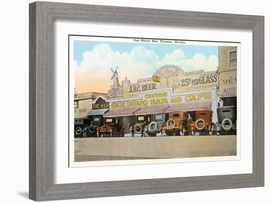 San Diego Bar, Tijuana, Mexico-null-Framed Art Print