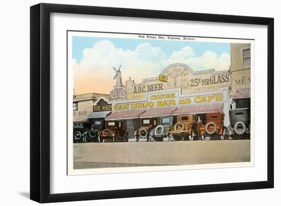 San Diego Bar, Tijuana, Mexico-null-Framed Art Print