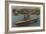 San Diego, CA - View U.S. Navy Aircraft Carrier-Lantern Press-Framed Art Print