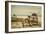 San Diego, California - Bicycles and Beach Scene-Lantern Press-Framed Art Print