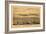 San Diego, California - Panoramic Map-Lantern Press-Framed Art Print