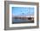 San Diego City Scape at Dawn with Seagulls Flying in the Foreground-pdb1-Framed Photographic Print