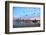 San Diego City Scape at Dawn with Seagulls Flying in the Foreground-pdb1-Framed Photographic Print