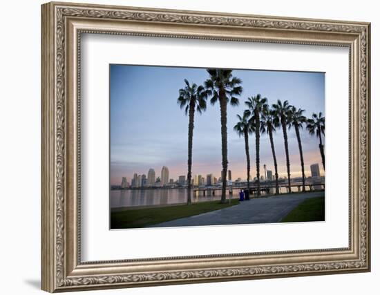 San Diego from Ferry Landing in Coronado-pdb1-Framed Photographic Print