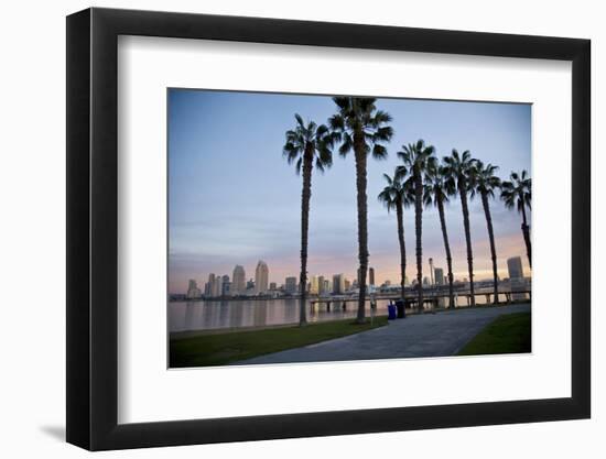 San Diego from Ferry Landing in Coronado-pdb1-Framed Photographic Print