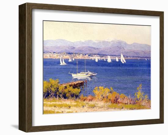 San Diego from Point Loma-Maurice Braun-Framed Art Print