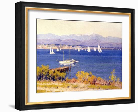 San Diego from Point Loma-Maurice Braun-Framed Art Print