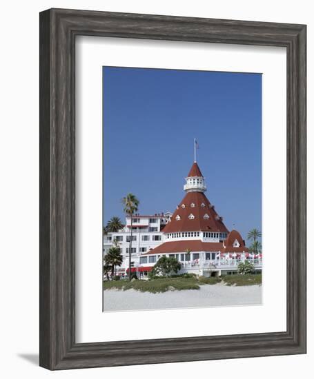 San Diego's Most Famous Building, Hotel Del Coronado Dating from 1888, San Diego, California, USA-Fraser Hall-Framed Photographic Print