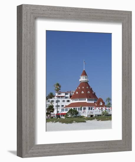 San Diego's Most Famous Building, Hotel Del Coronado Dating from 1888, San Diego, California, USA-Fraser Hall-Framed Photographic Print