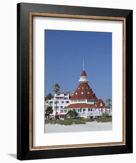 San Diego's Most Famous Building, Hotel Del Coronado Dating from 1888, San Diego, California, USA-Fraser Hall-Framed Photographic Print