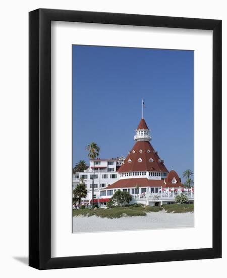 San Diego's Most Famous Building, Hotel Del Coronado Dating from 1888, San Diego, California, USA-Fraser Hall-Framed Photographic Print