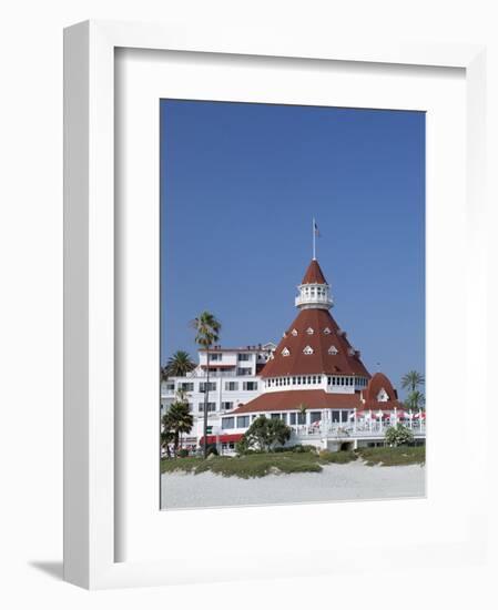 San Diego's Most Famous Building, Hotel Del Coronado Dating from 1888, San Diego, California, USA-Fraser Hall-Framed Photographic Print