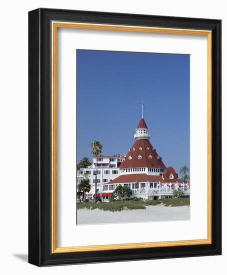 San Diego's Most Famous Building, Hotel Del Coronado Dating from 1888, San Diego, California, USA-Fraser Hall-Framed Photographic Print