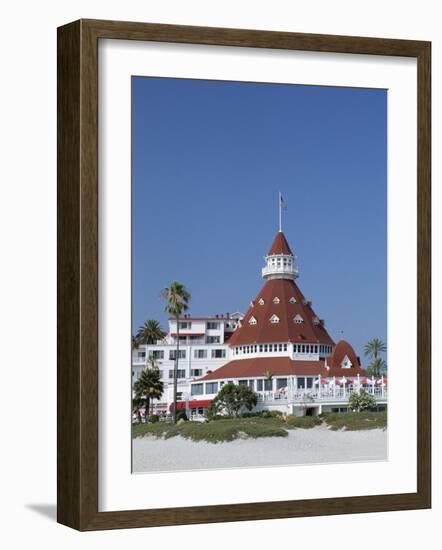 San Diego's Most Famous Building, Hotel Del Coronado Dating from 1888, San Diego, California, USA-Fraser Hall-Framed Photographic Print