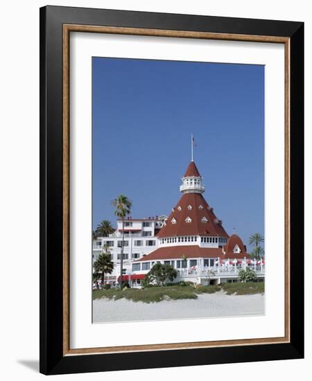 San Diego's Most Famous Building, Hotel Del Coronado Dating from 1888, San Diego, California, USA-Fraser Hall-Framed Photographic Print