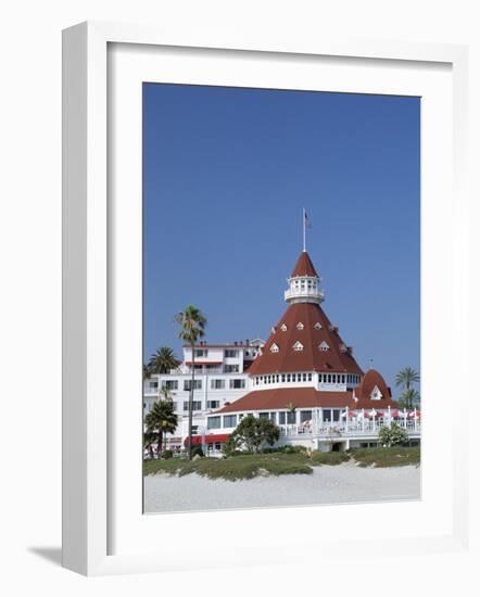 San Diego's Most Famous Building, Hotel Del Coronado Dating from 1888, San Diego, California, USA-Fraser Hall-Framed Photographic Print