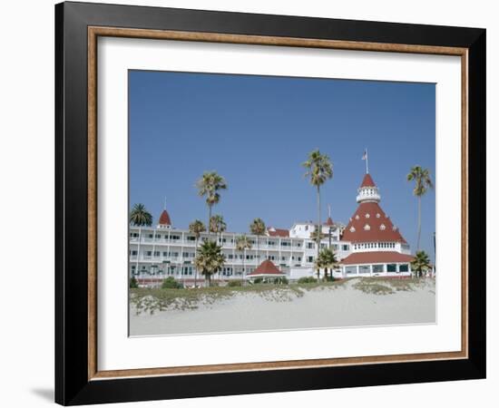 San Diego's Most Famous Building, Hotel Del Coronado Dating from 1888, San Diego, USA-Fraser Hall-Framed Photographic Print