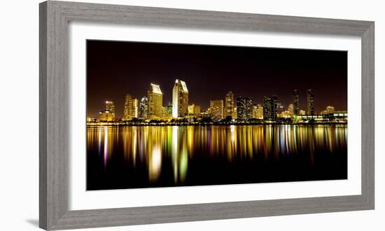 San Diego's Skyline and Harbor-Andrew Shoemaker-Framed Photographic Print