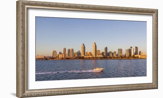 San Diego's Skyline as Seen at Sunset-Andrew Shoemaker-Framed Photographic Print