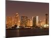 San Diego Skyline at Dusk From Coronado Island, California, United States of America, North America-Sergio Pitamitz-Mounted Photographic Print