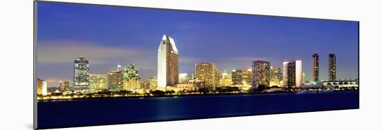 San Diego Skyline, California, USA-John Alves-Mounted Photographic Print