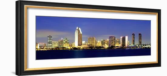 San Diego Skyline, California, USA-John Alves-Framed Photographic Print