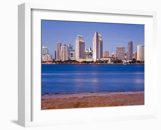 San Diego Skyline Viewed From Coronado Island, San Diego, California, USA-Richard Cummins-Framed Photographic Print