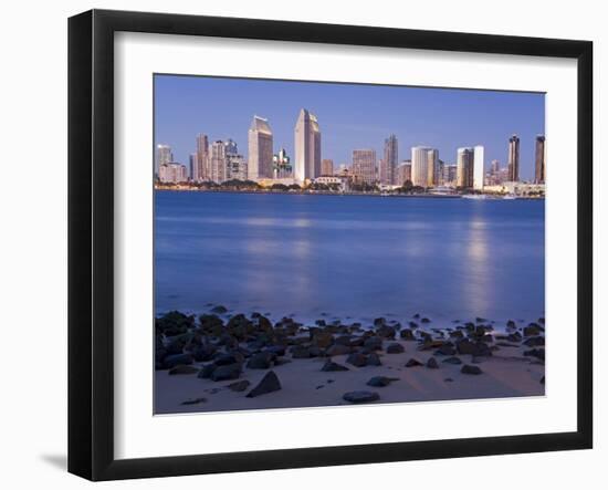 San Diego Skyline Viewed From Coronado Island, San Diego, California, USA-Richard Cummins-Framed Photographic Print