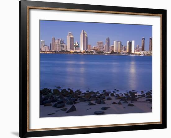 San Diego Skyline Viewed From Coronado Island, San Diego, California, USA-Richard Cummins-Framed Photographic Print