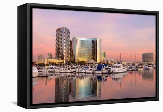 San Diego Waterfront II-Kathy Mahan-Framed Premier Image Canvas