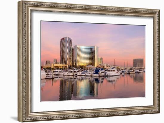 San Diego Waterfront II-Kathy Mahan-Framed Photographic Print