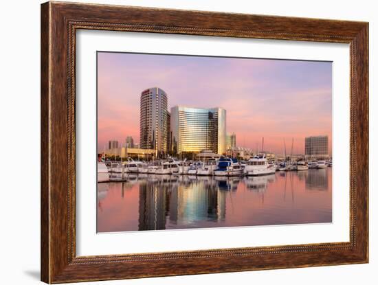 San Diego Waterfront II-Kathy Mahan-Framed Photographic Print