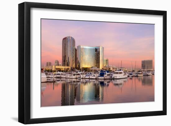 San Diego Waterfront II-Kathy Mahan-Framed Photographic Print