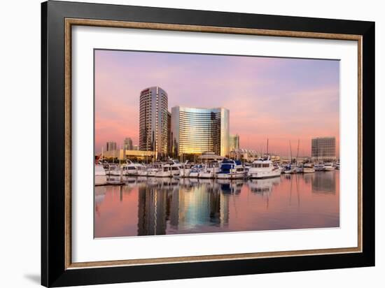 San Diego Waterfront II-Kathy Mahan-Framed Photographic Print