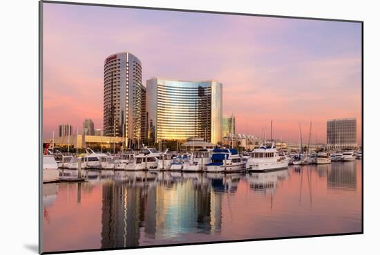 San Diego Waterfront II-Kathy Mahan-Mounted Photographic Print