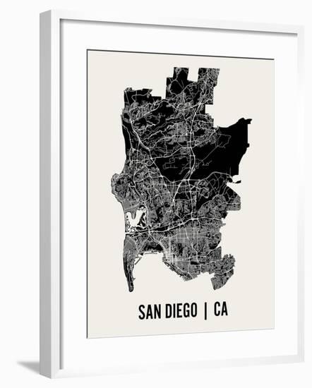 San Diego-Mr City Printing-Framed Art Print