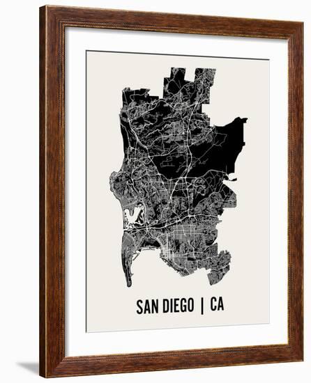 San Diego-Mr City Printing-Framed Art Print