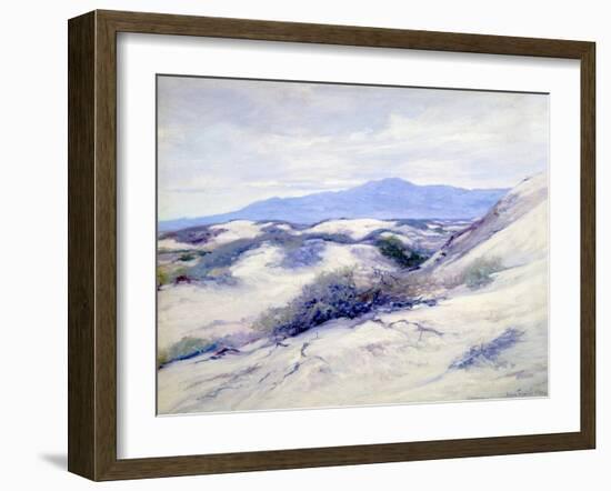 San Dunes Near Palm Springs-John Frost-Framed Art Print