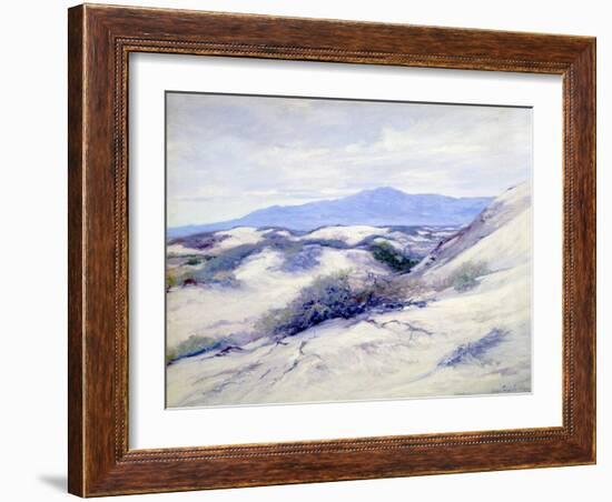 San Dunes Near Palm Springs-John Frost-Framed Art Print