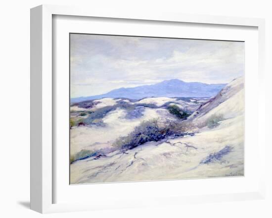 San Dunes Near Palm Springs-John Frost-Framed Art Print