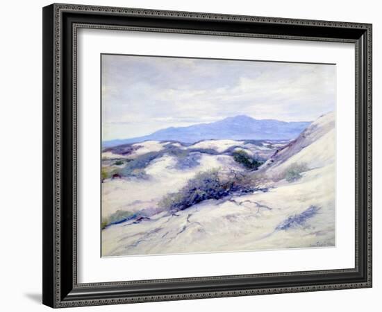 San Dunes Near Palm Springs-John Frost-Framed Art Print