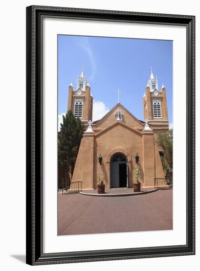 San Felipe De Neri Church, Old Town, Albuquerque, New Mexico, Usa-Wendy Connett-Framed Photographic Print