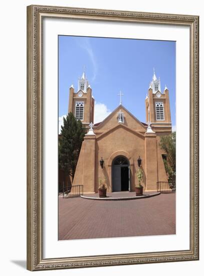 San Felipe De Neri Church, Old Town, Albuquerque, New Mexico, Usa-Wendy Connett-Framed Photographic Print