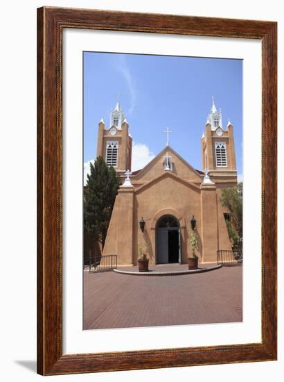San Felipe De Neri Church, Old Town, Albuquerque, New Mexico, Usa-Wendy Connett-Framed Photographic Print