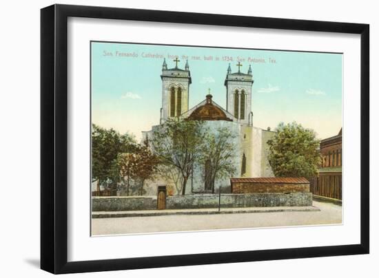 San Fernando Cathedral, San Antonio, Texas-null-Framed Art Print