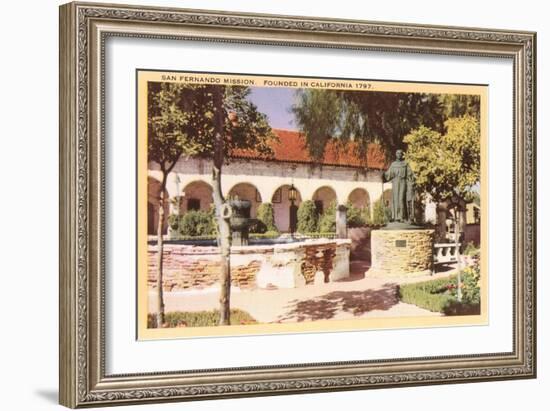 San Fernando Mission, California-null-Framed Art Print