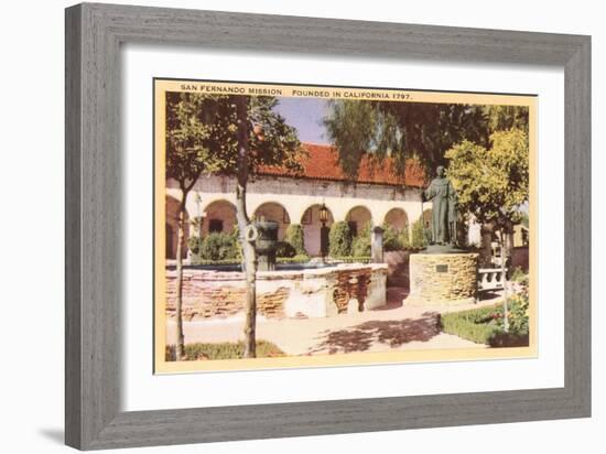 San Fernando Mission, California-null-Framed Art Print