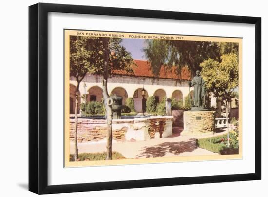 San Fernando Mission, California-null-Framed Art Print