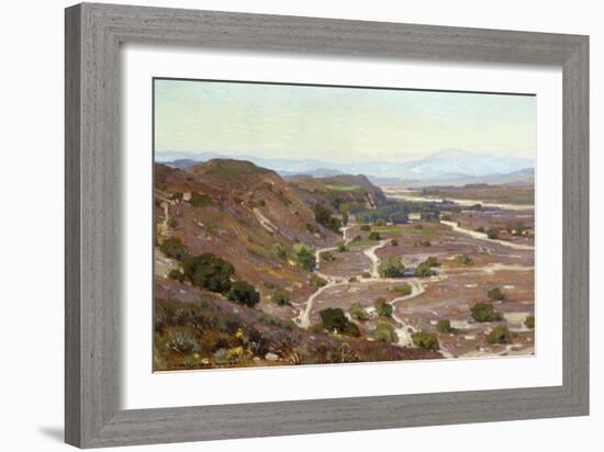 San Fernando Valley-William Wendt-Framed Art Print