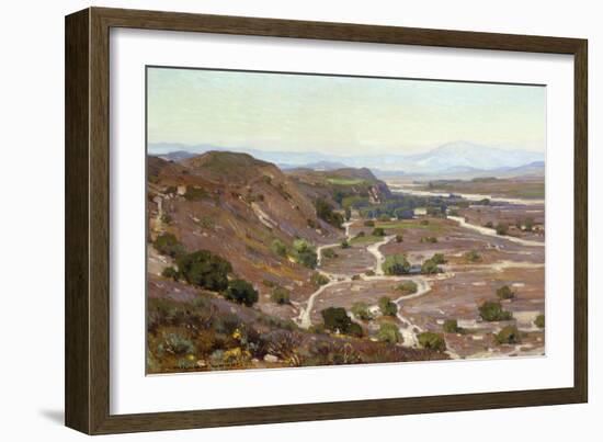 San Fernando Valley-William Wendt-Framed Art Print